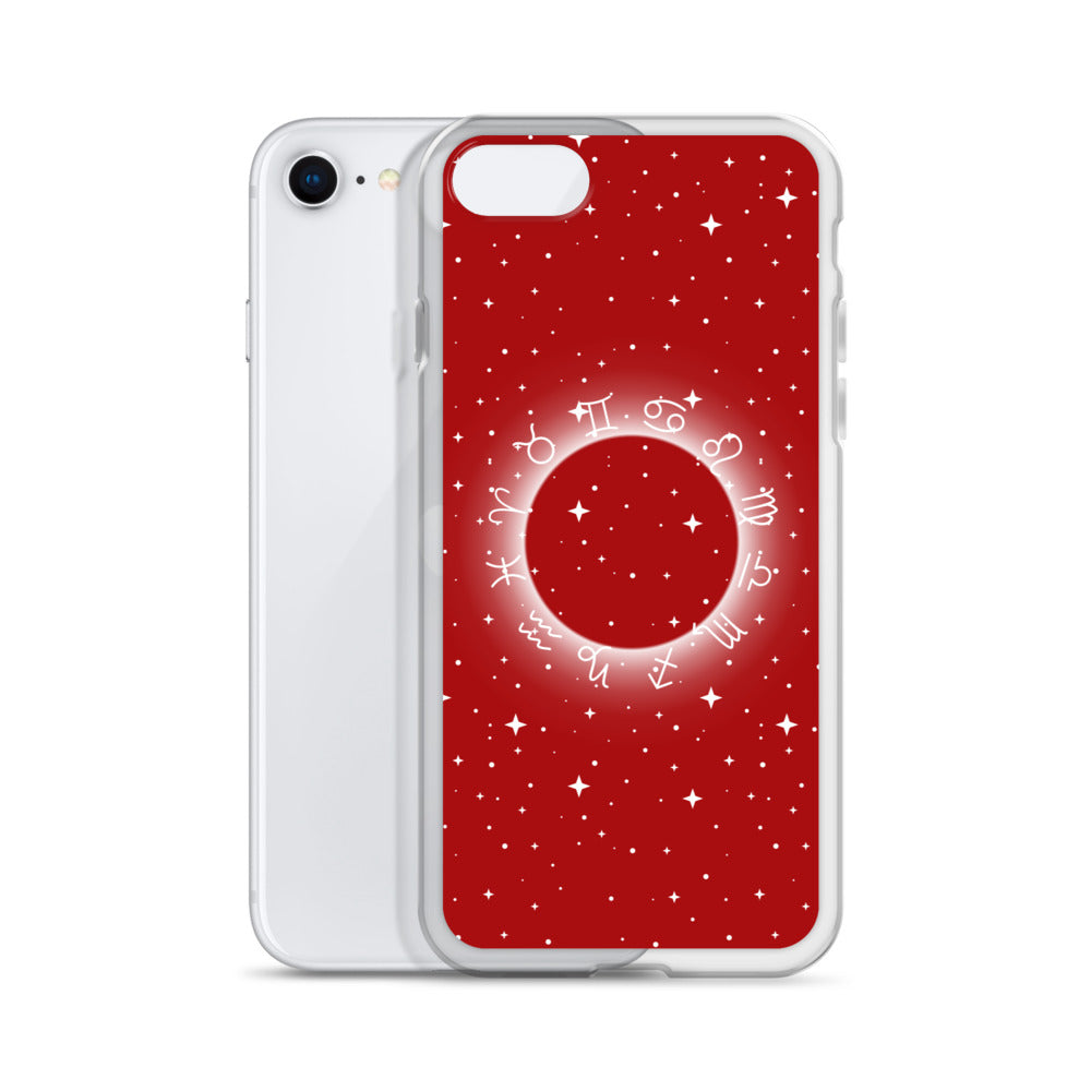 Star Zodiac Fire Red Clear Case for iPhone®