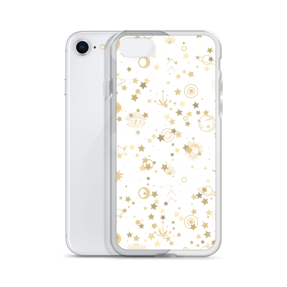 Golden Star Galaxy Clear Case for iPhone®