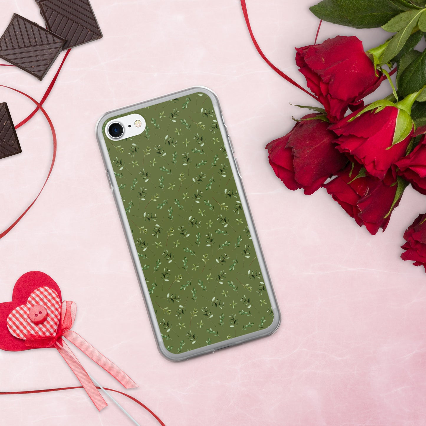 Greenery Wood Green Clear Case for iPhone®