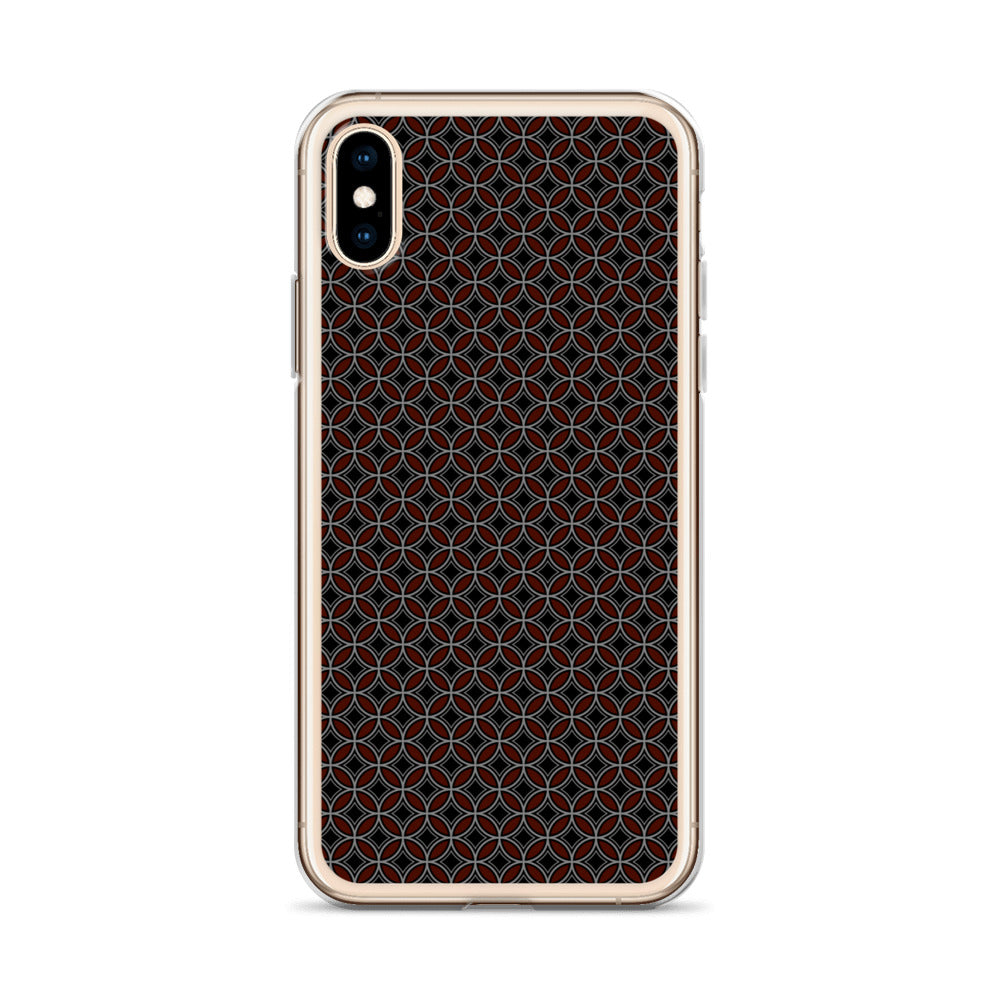 Flower of Life Black Clear Case for iPhone®