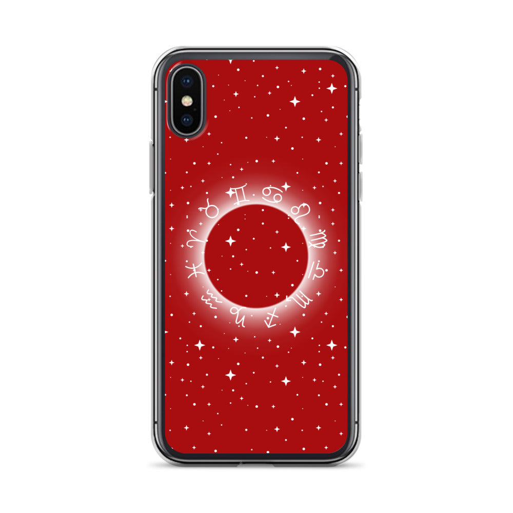 Star Zodiac Fire Red Clear Case for iPhone®