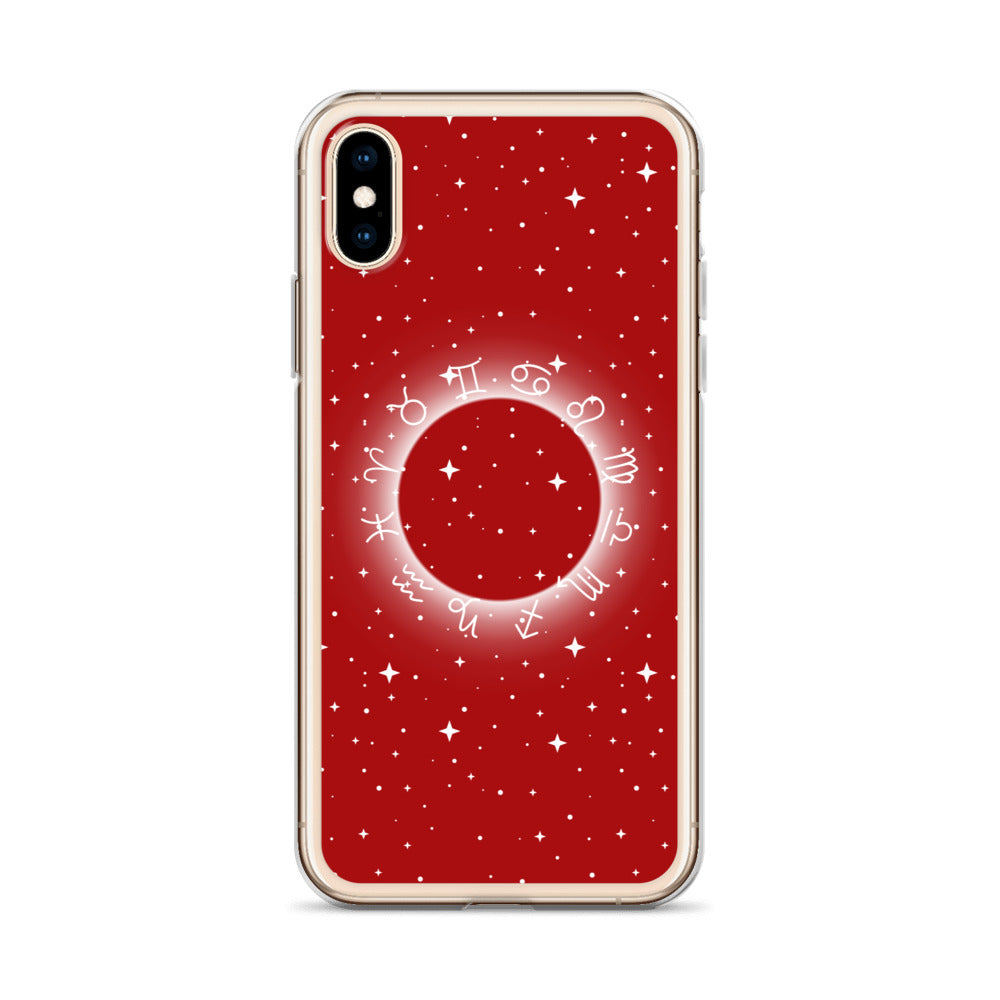 Star Zodiac Fire Red Clear Case for iPhone®