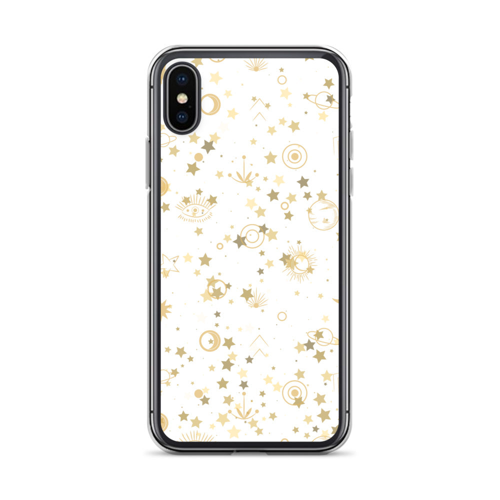 Golden Star Galaxy Clear Case for iPhone®