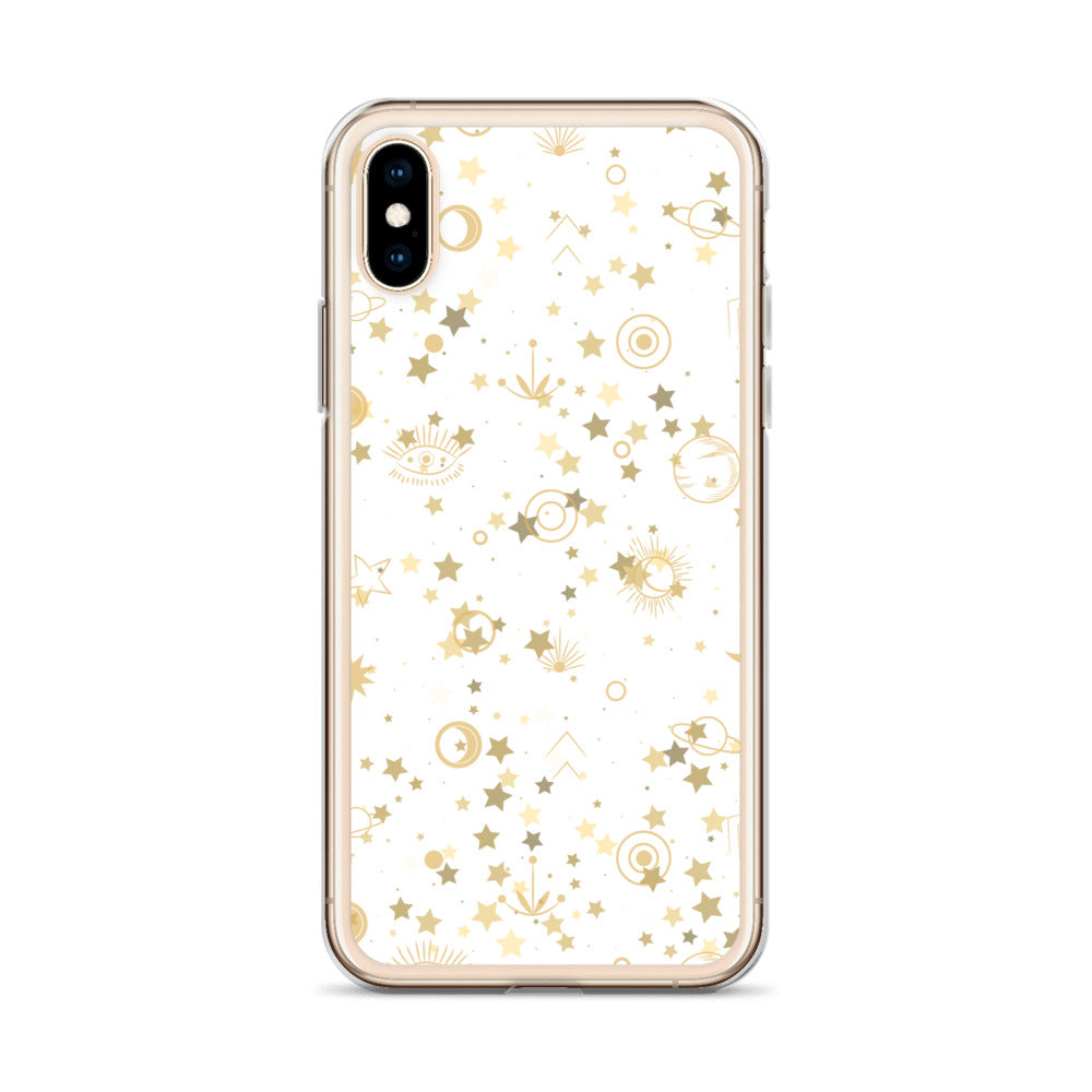 Golden Star Galaxy Clear Case for iPhone®