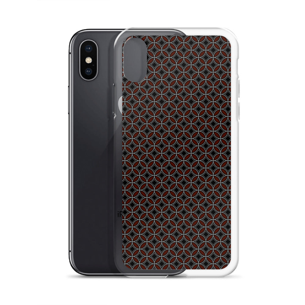 Flower of Life Black Clear Case for iPhone®