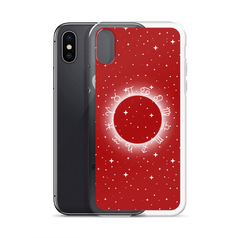 Star Zodiac Fire Red Clear Case for iPhone®