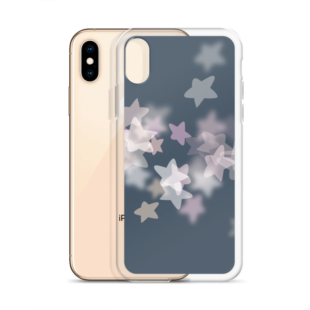 Star Mist Fall Blue Clear Case for iPhone®