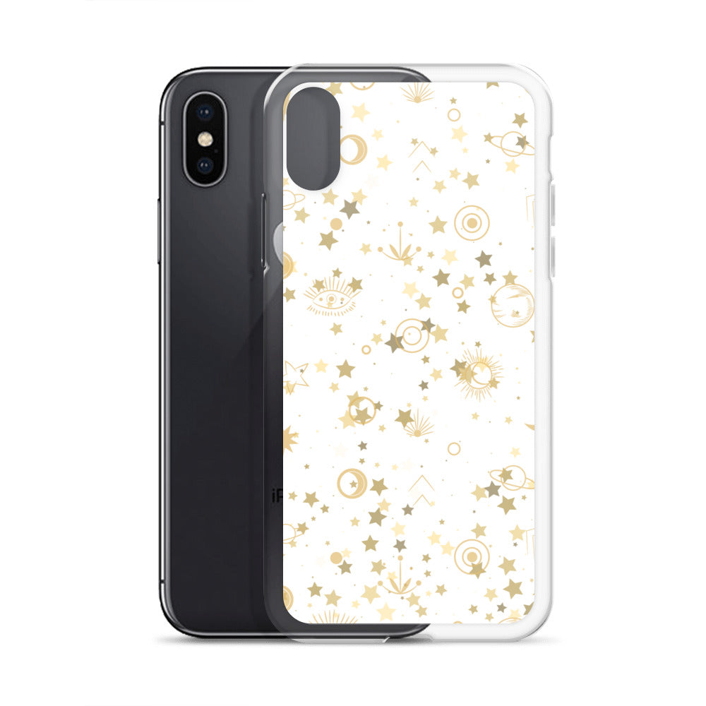 Golden Star Galaxy Clear Case for iPhone®