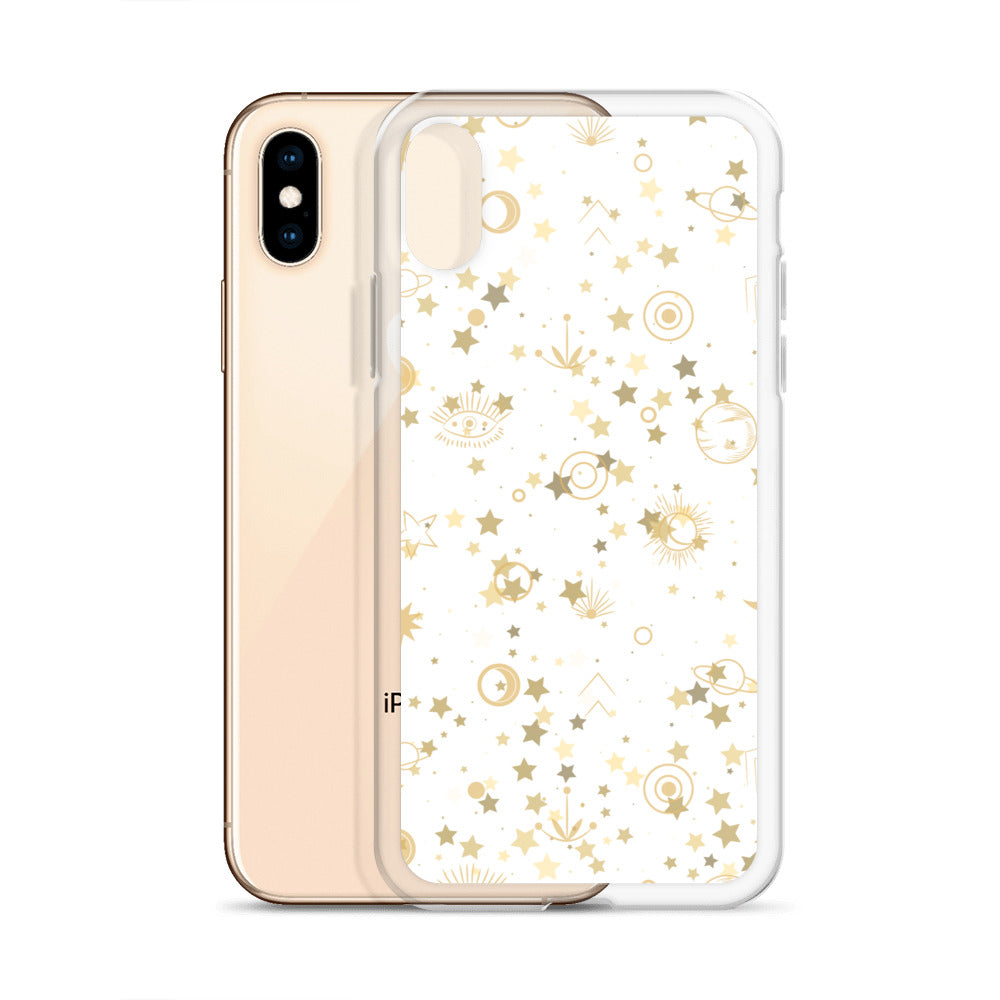 Golden Star Galaxy Clear Case for iPhone®