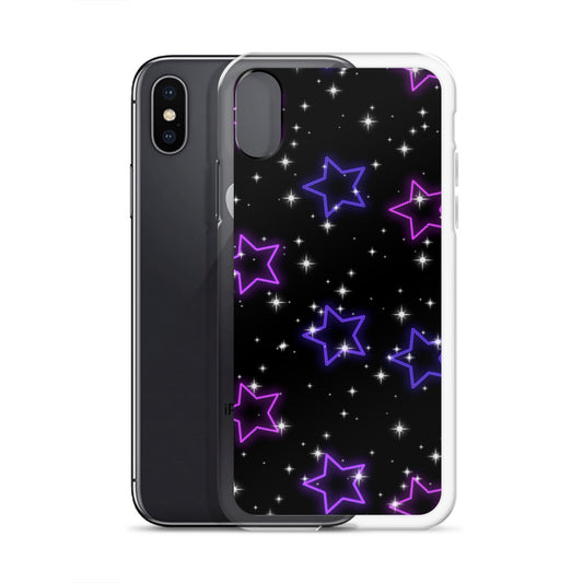 Neon Star Clear Case for iPhone®