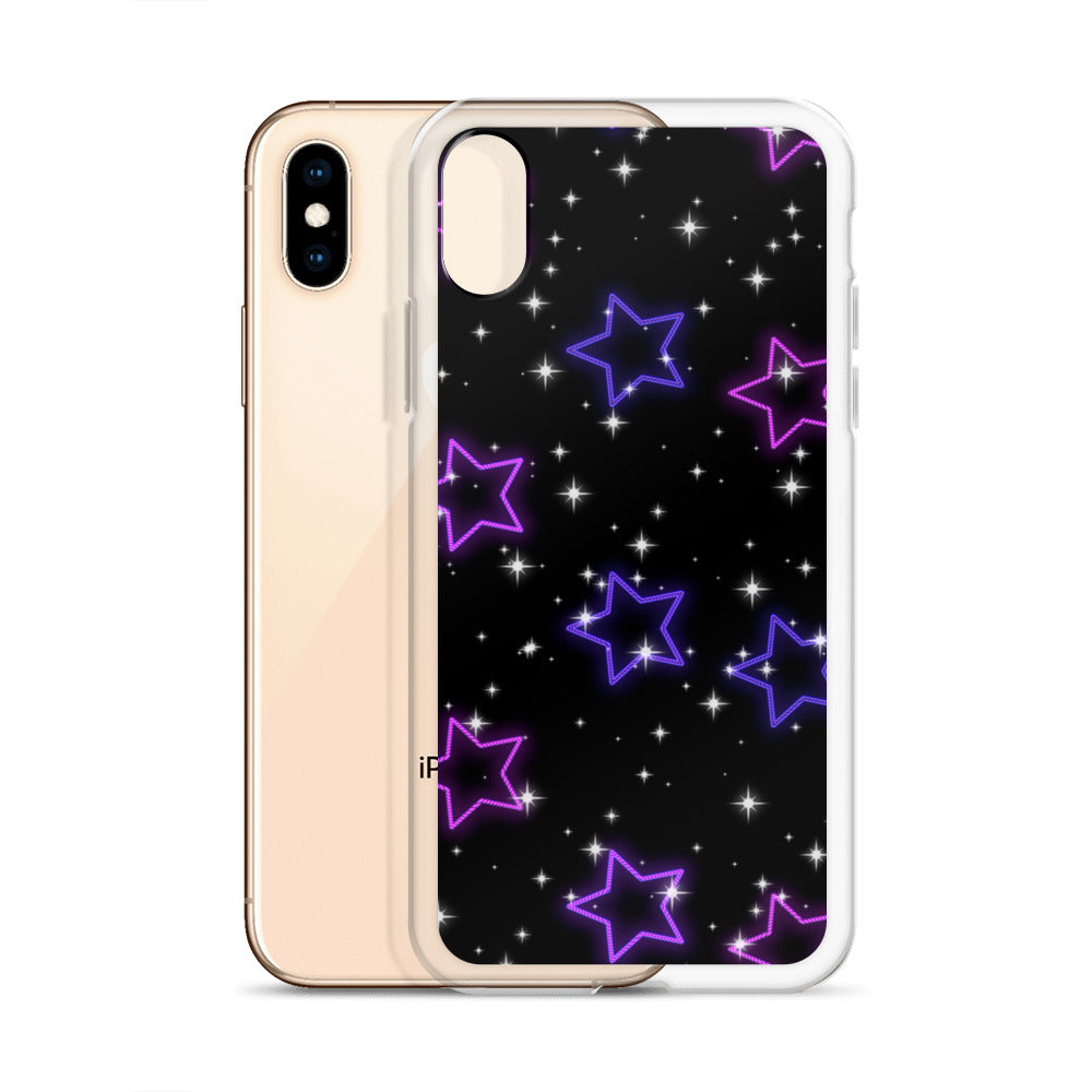 Neon Star Clear Case for iPhone®