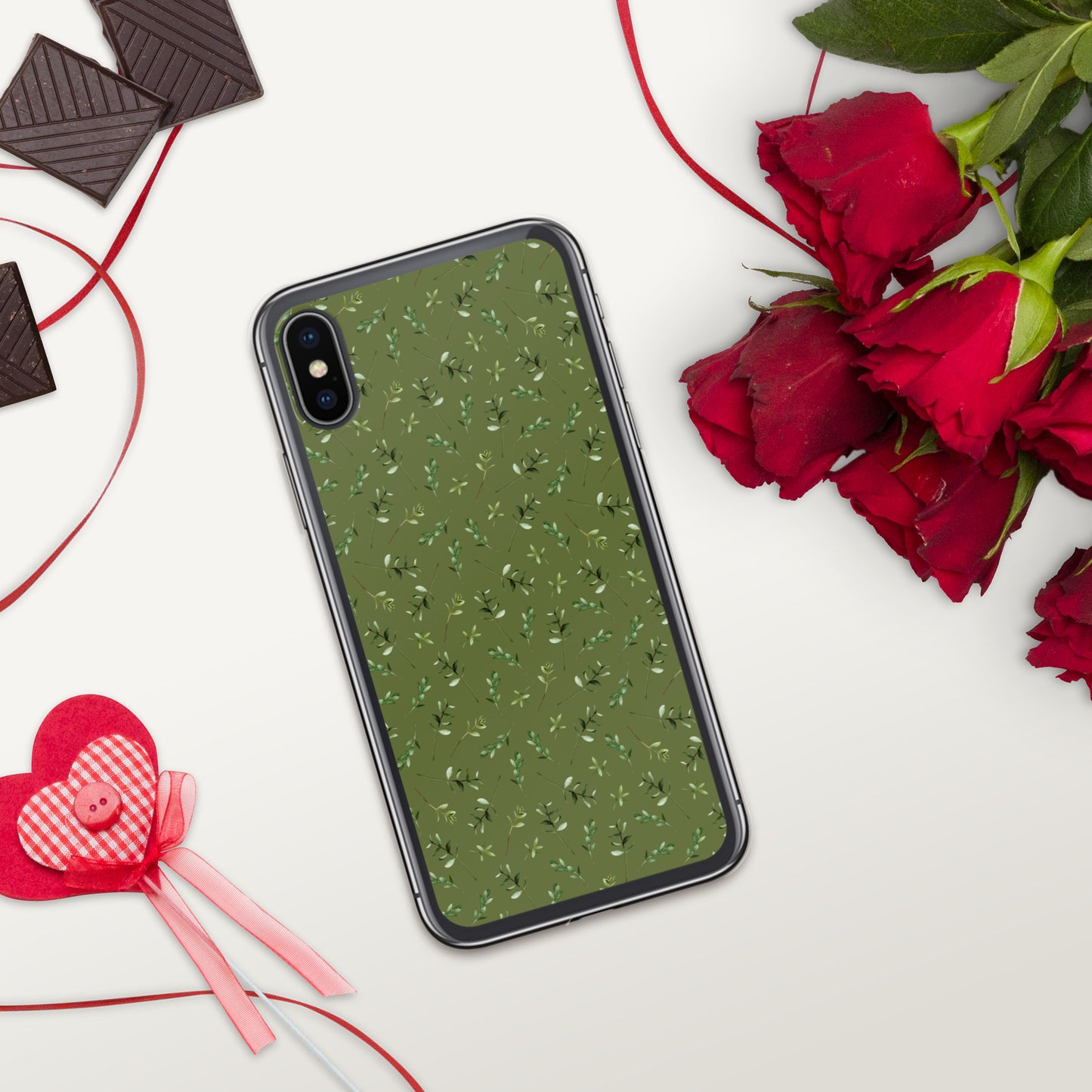 Greenery Wood Green Clear Case for iPhone®