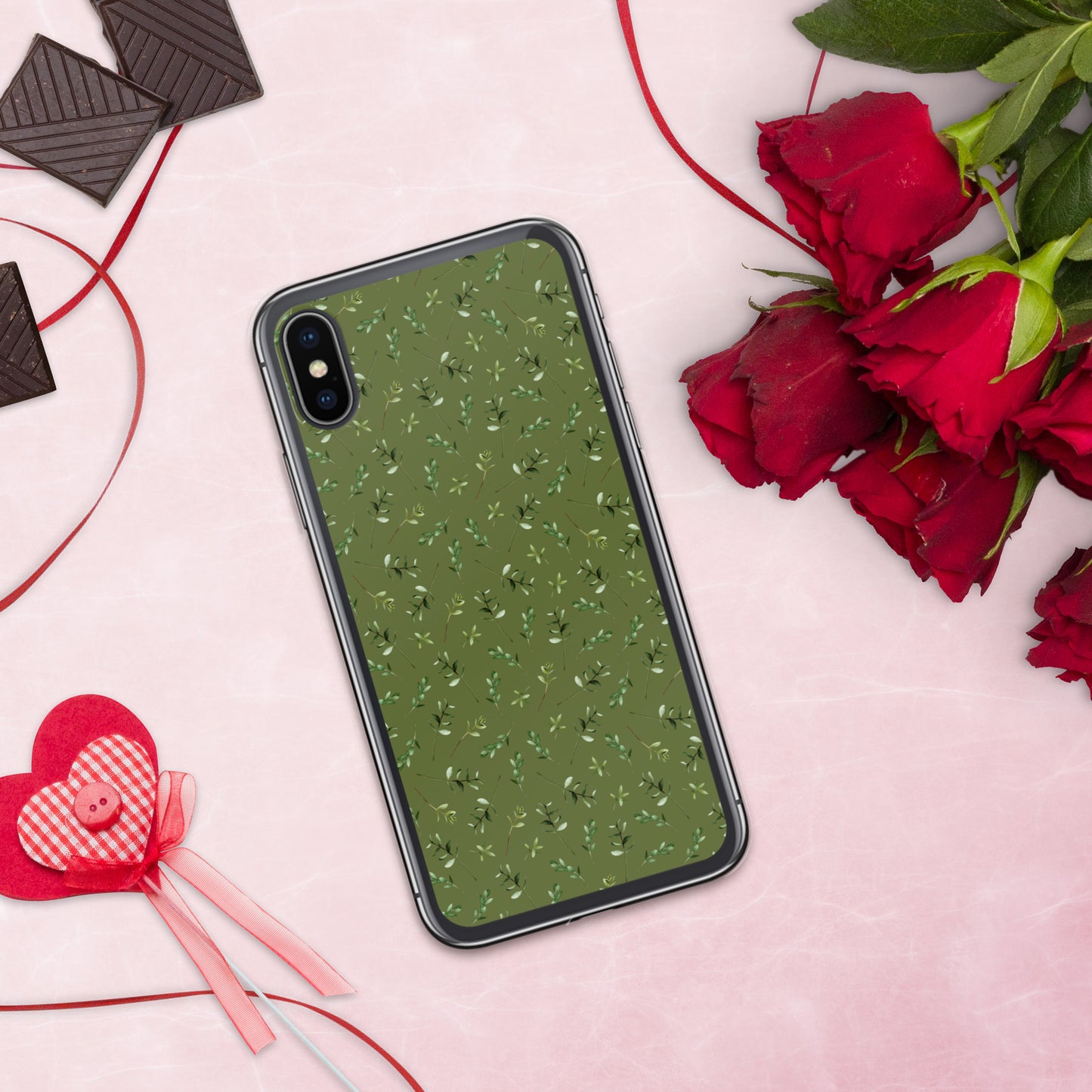 Greenery Wood Green Clear Case for iPhone®