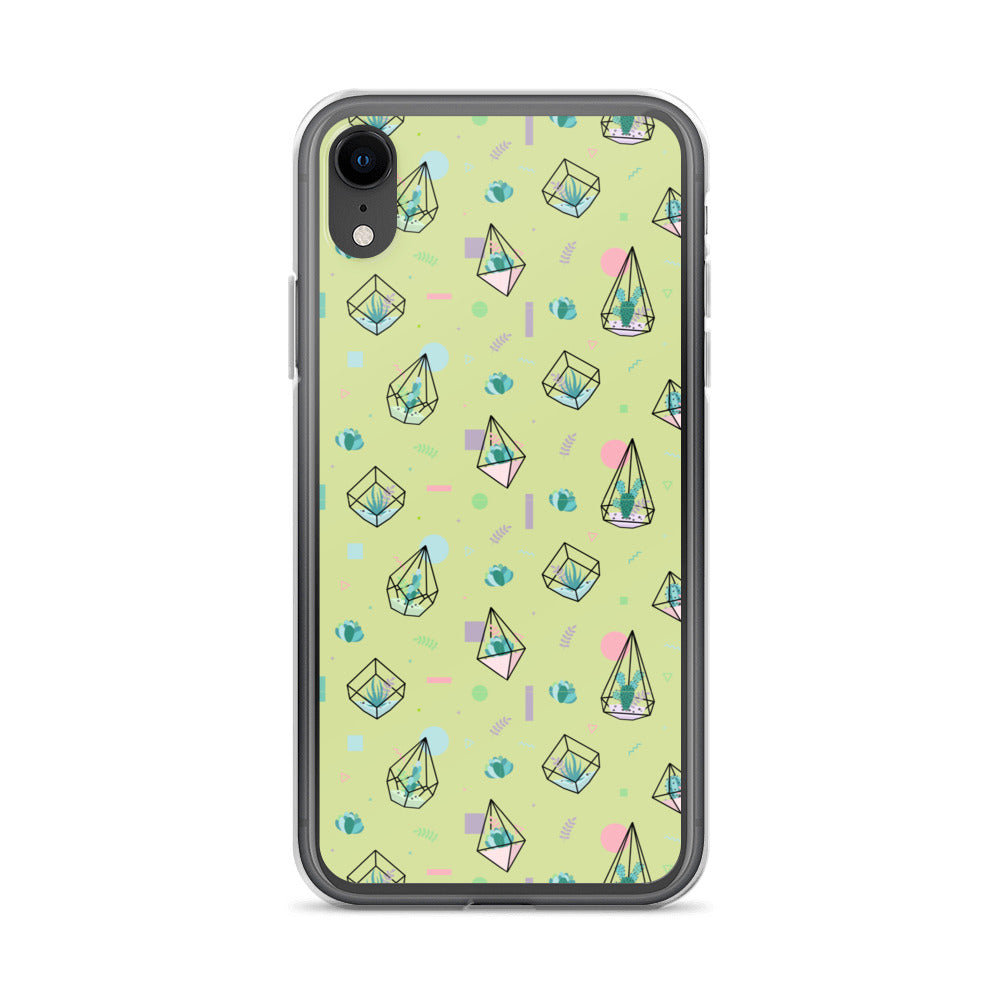 Crystal Terrarium Reef Green Clear Case for iPhone®