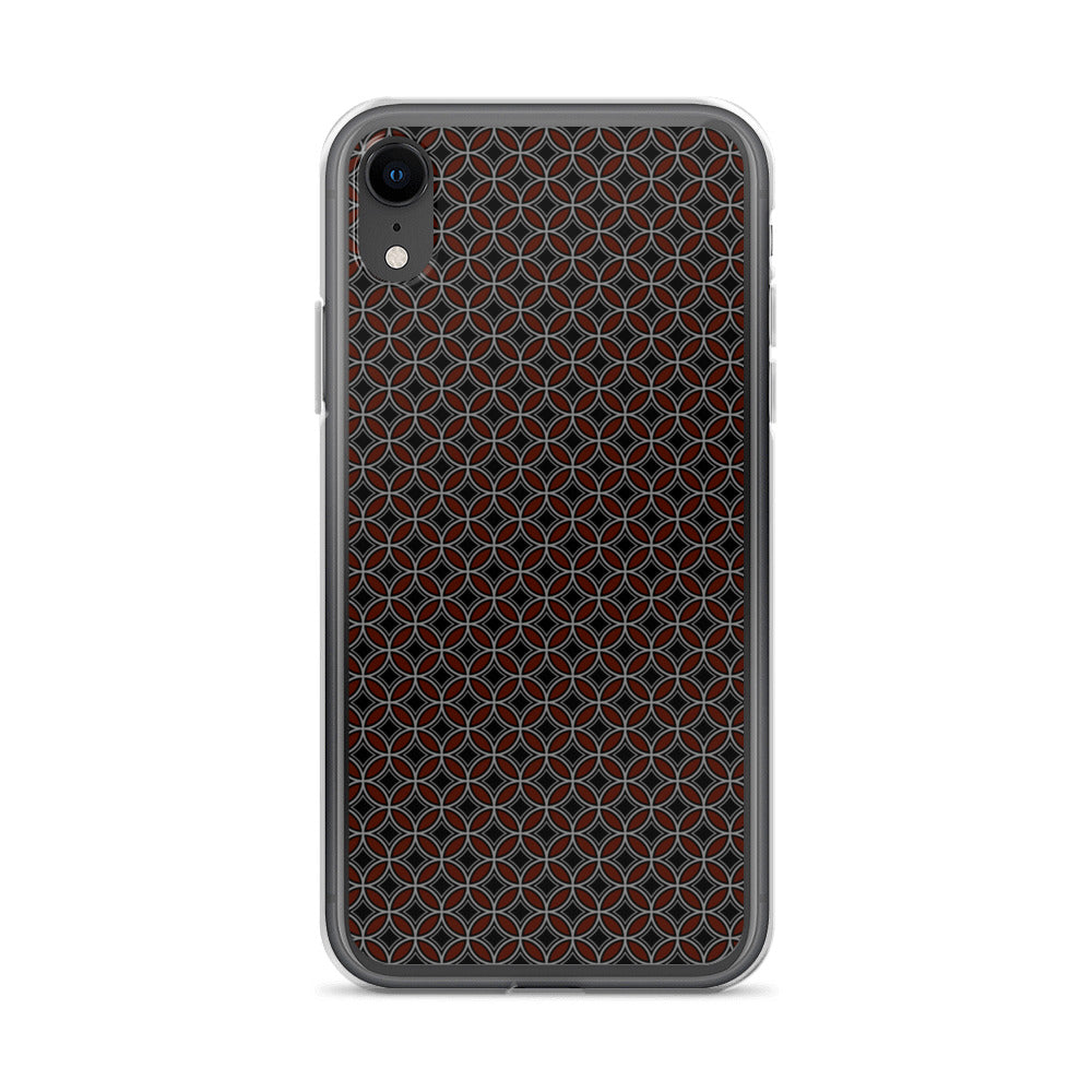 Flower of Life Black Clear Case for iPhone®