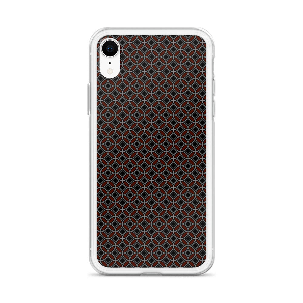 Flower of Life Black Clear Case for iPhone®