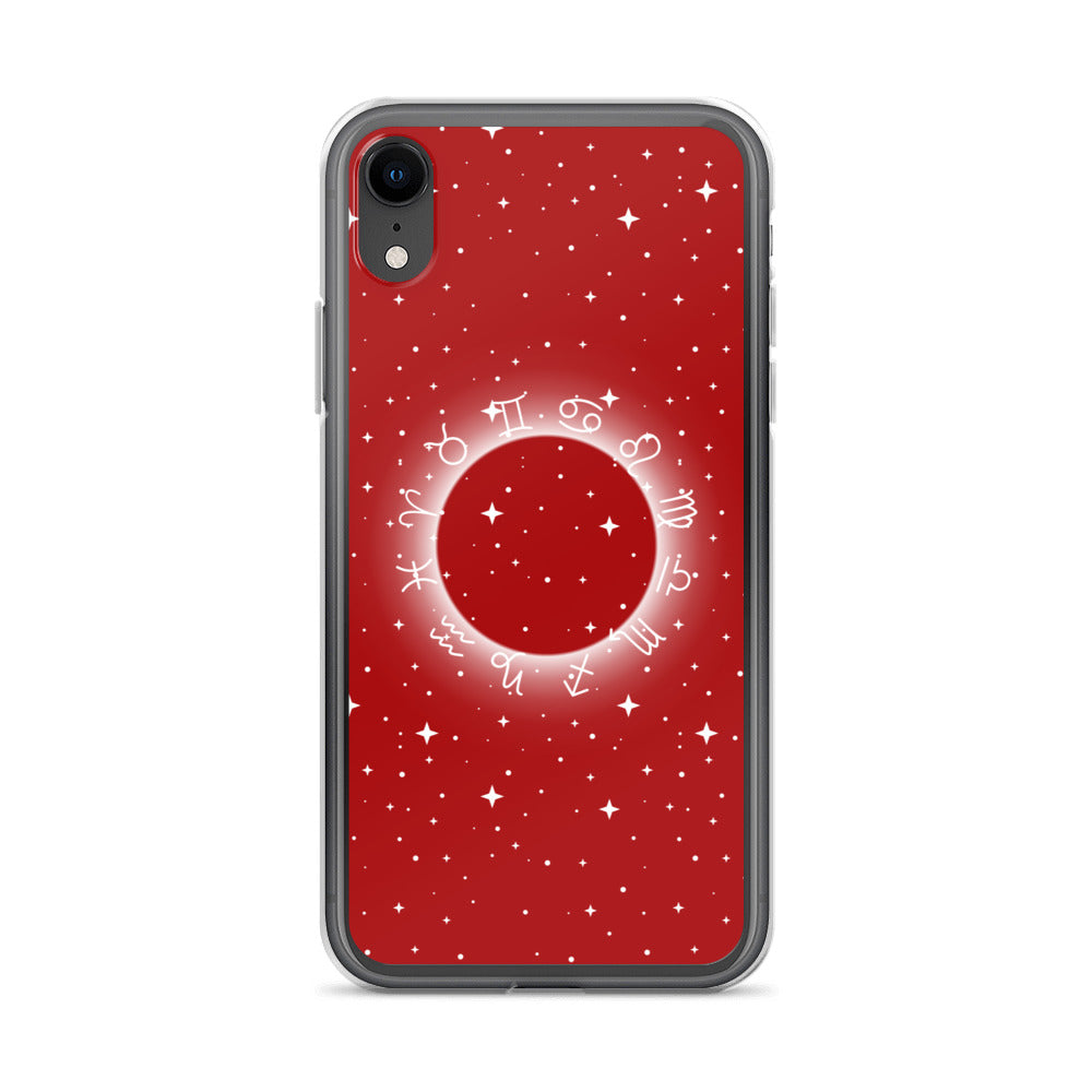 Star Zodiac Fire Red Clear Case for iPhone®