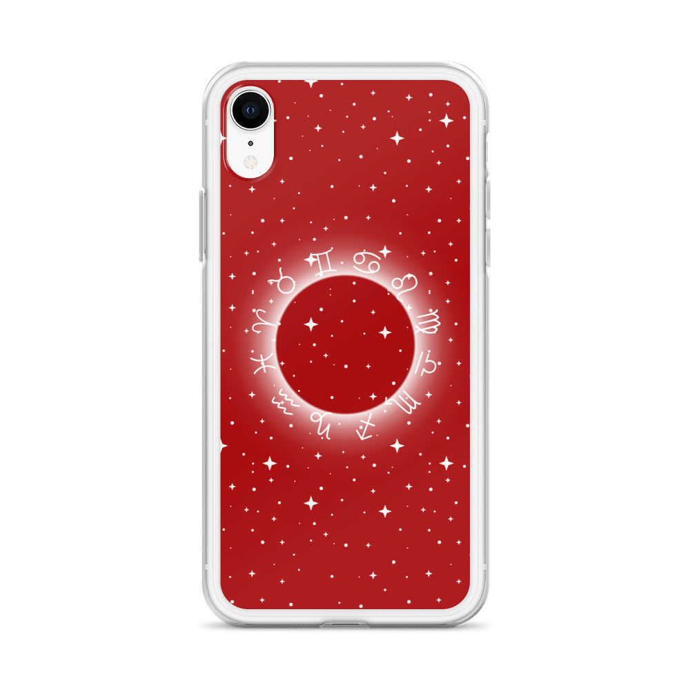 Star Zodiac Fire Red Clear Case for iPhone®