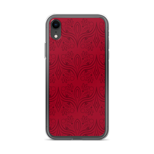 Geometric Star Red Clear Case for iPhone®