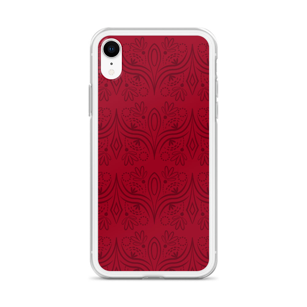 Geometric Star Red Clear Case for iPhone®