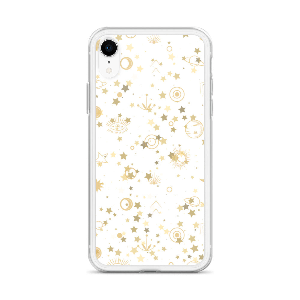 Golden Star Galaxy Clear Case for iPhone®