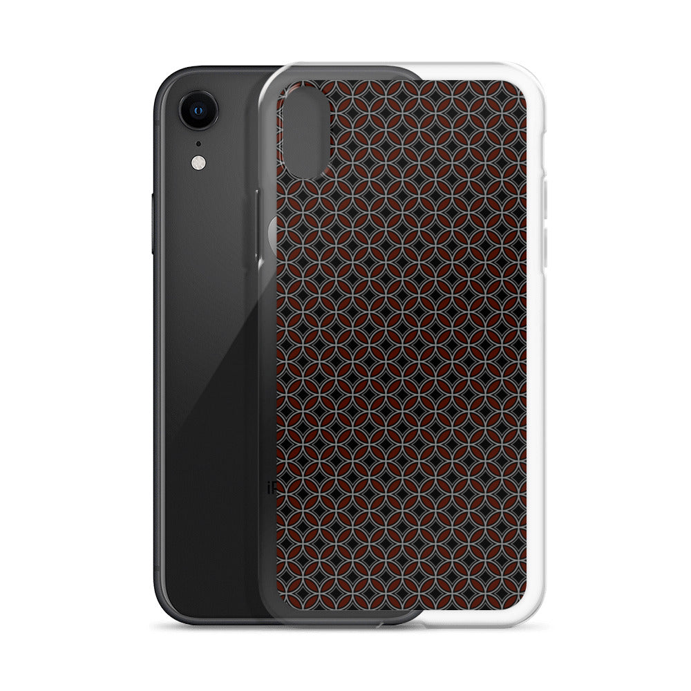 Flower of Life Black Clear Case for iPhone®