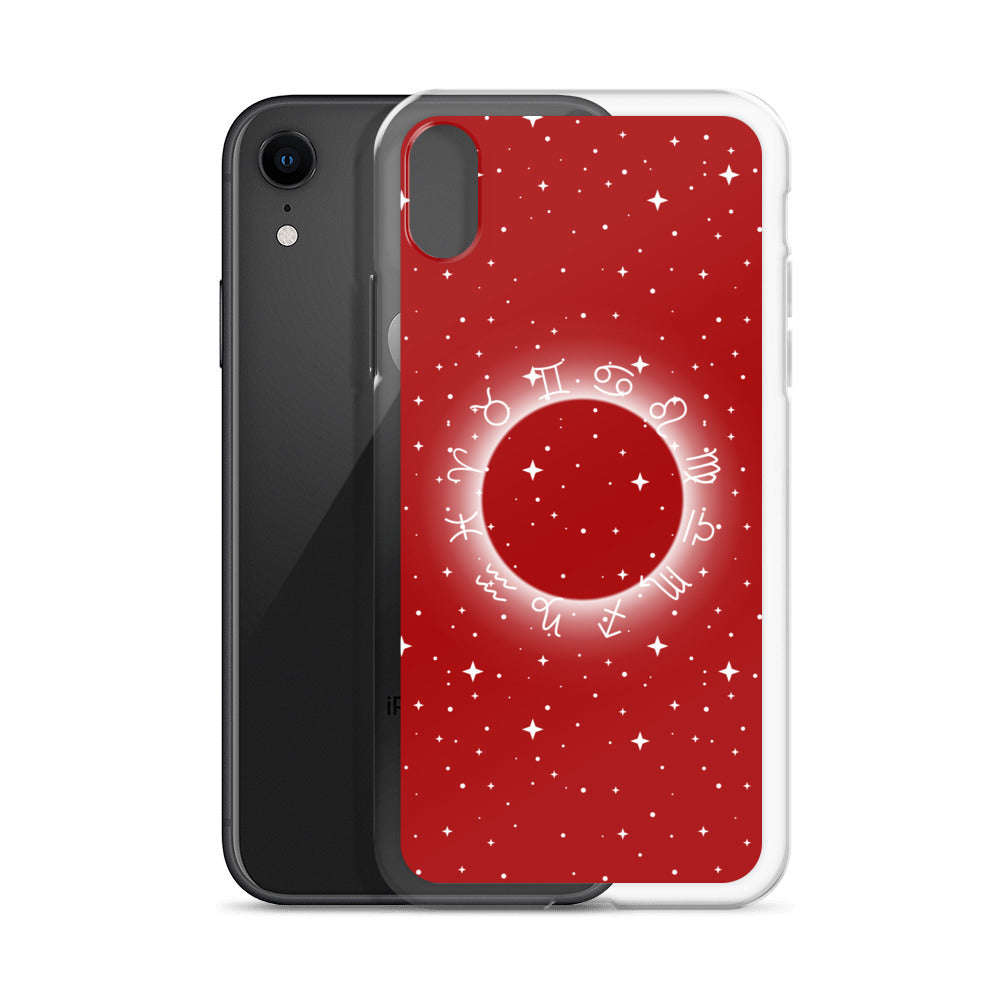 Star Zodiac Fire Red Clear Case for iPhone®