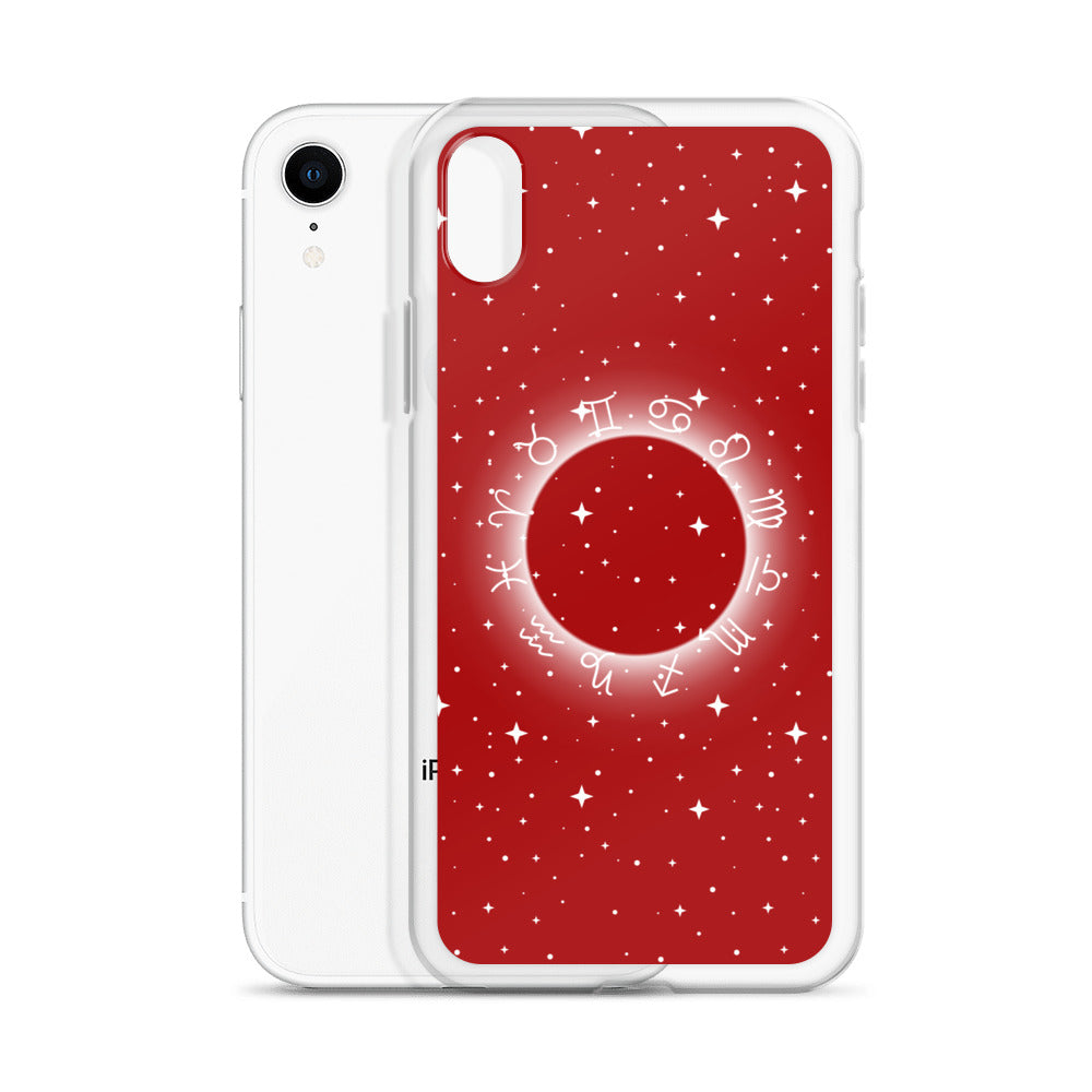 Star Zodiac Fire Red Clear Case for iPhone®