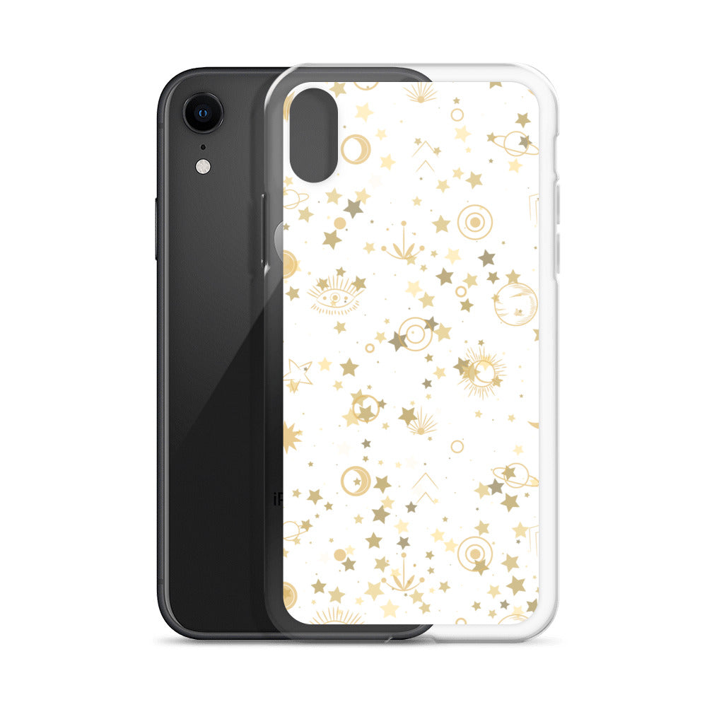 Golden Star Galaxy Clear Case for iPhone®