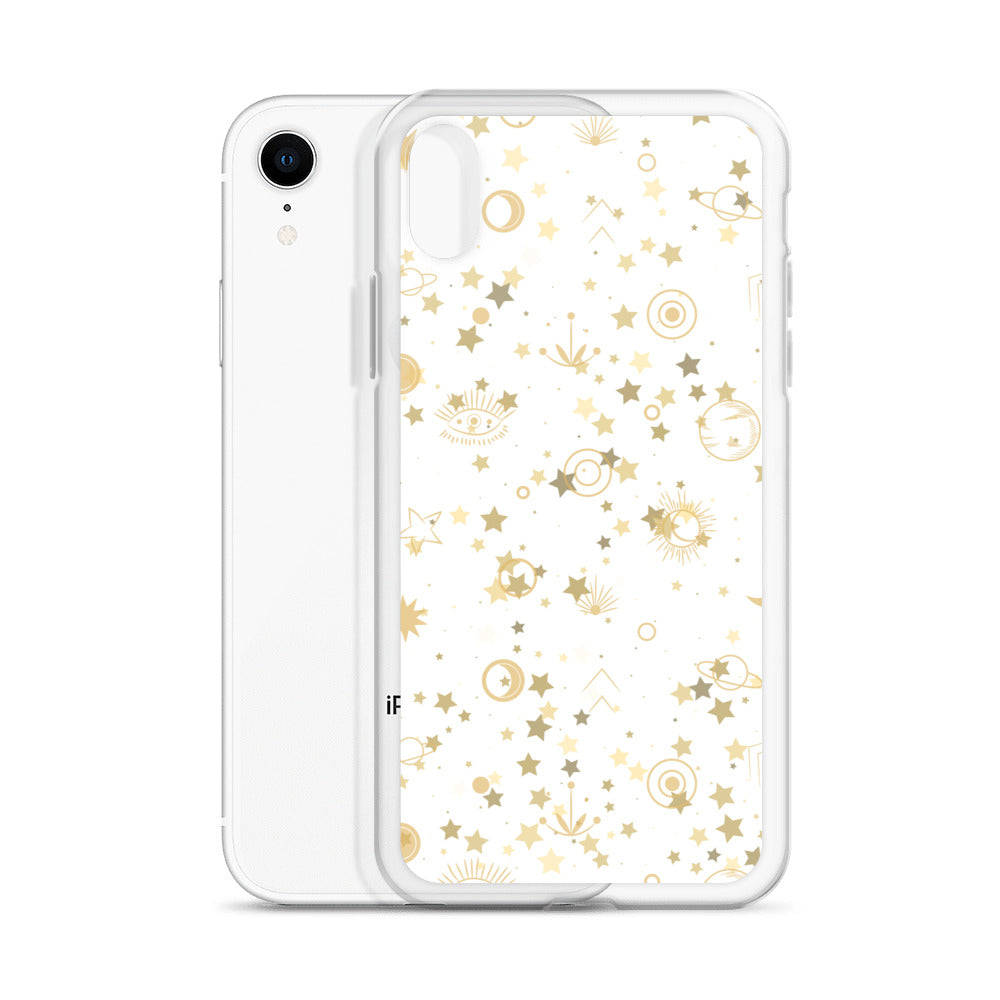 Golden Star Galaxy Clear Case for iPhone®