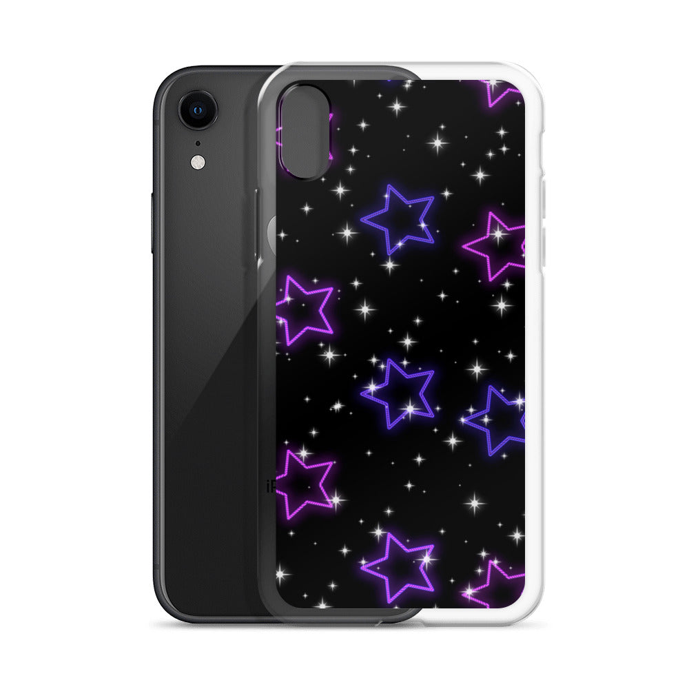 Neon Star Clear Case for iPhone®