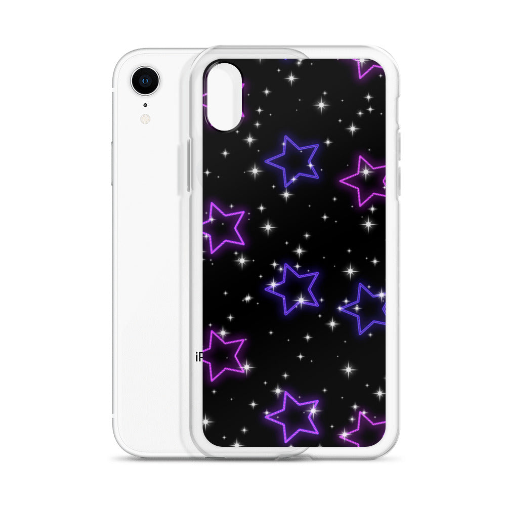 Neon Star Clear Case for iPhone®