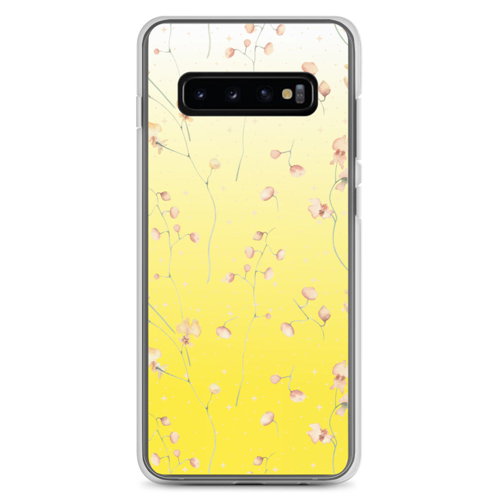 Yellow Botanical Flower Star Clear Case for Samsung®