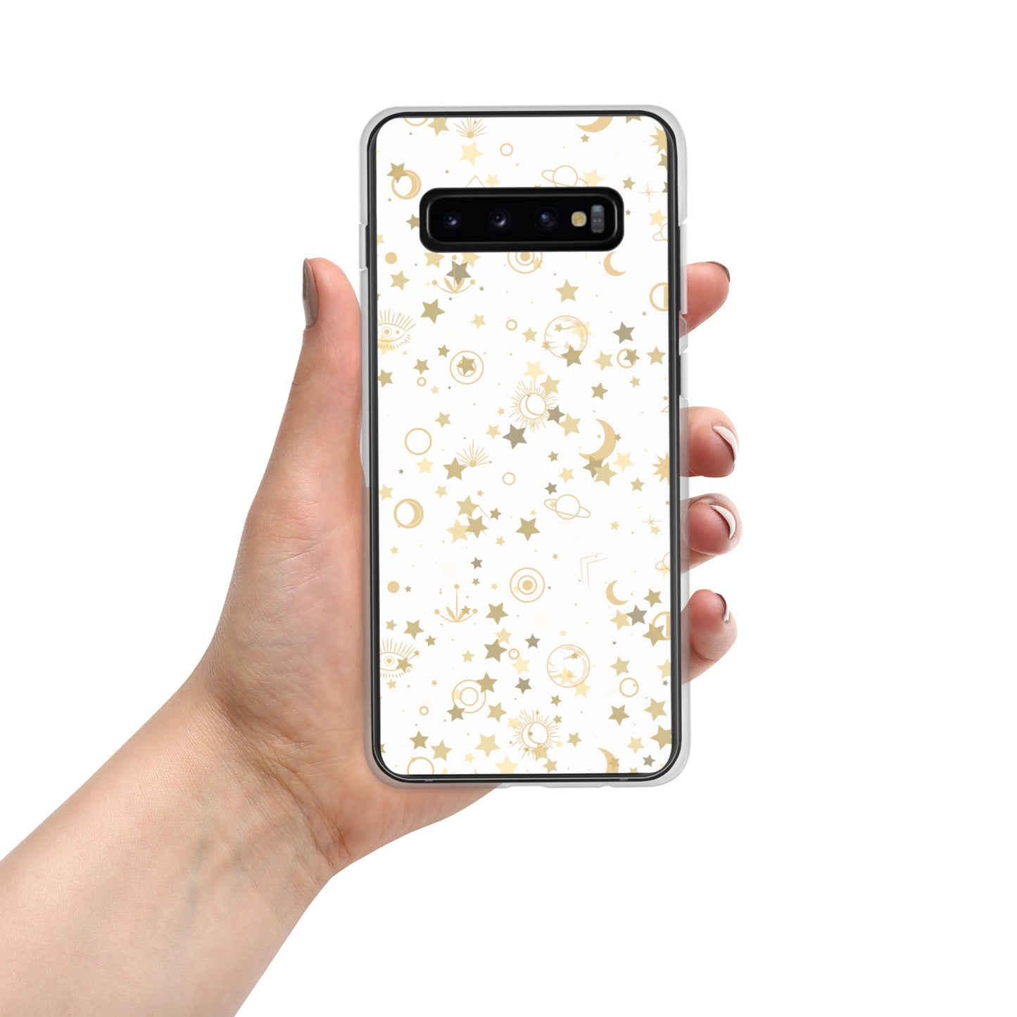 Golden Star Galaxy Clear Case for Samsung®