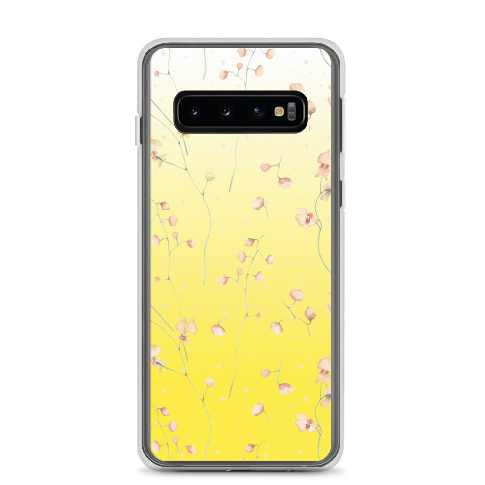 Yellow Botanical Flower Star Clear Case for Samsung®