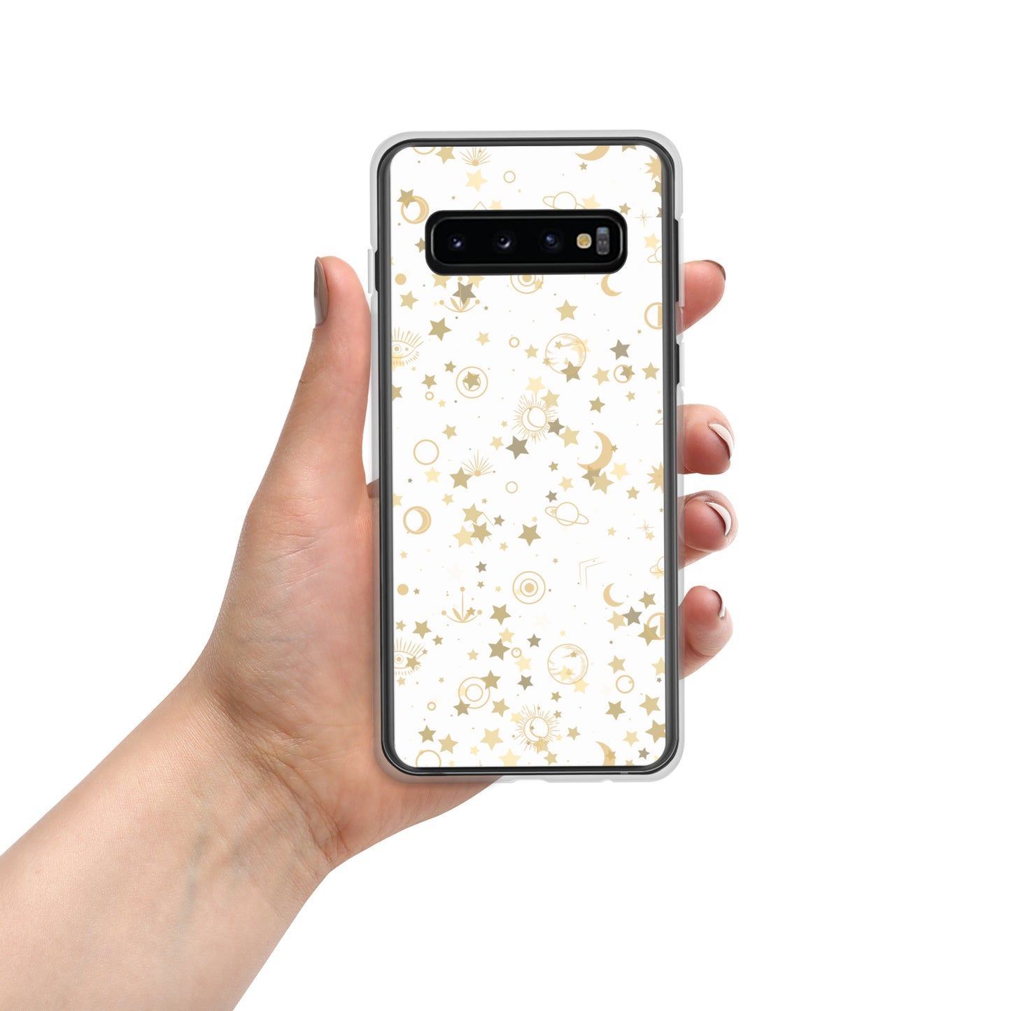 Golden Star Galaxy Clear Case for Samsung®