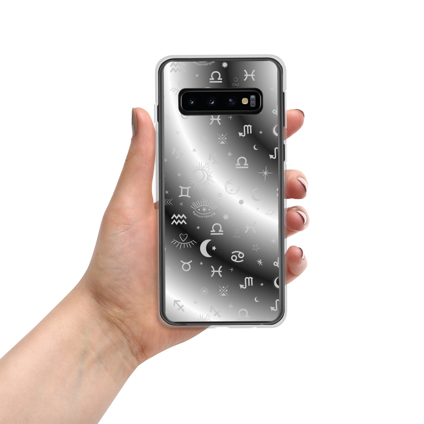 Black White Zodiac Clear Case for Samsung®