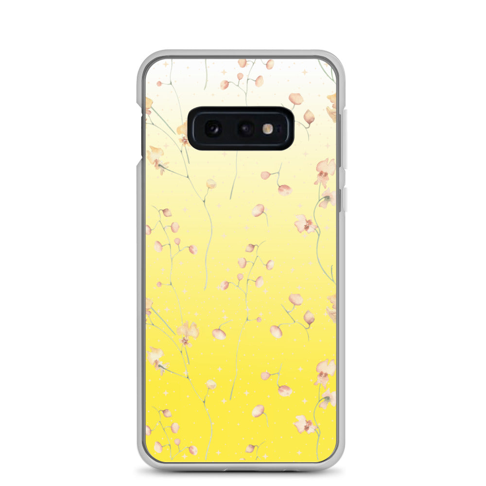 Yellow Botanical Flower Star Clear Case for Samsung®