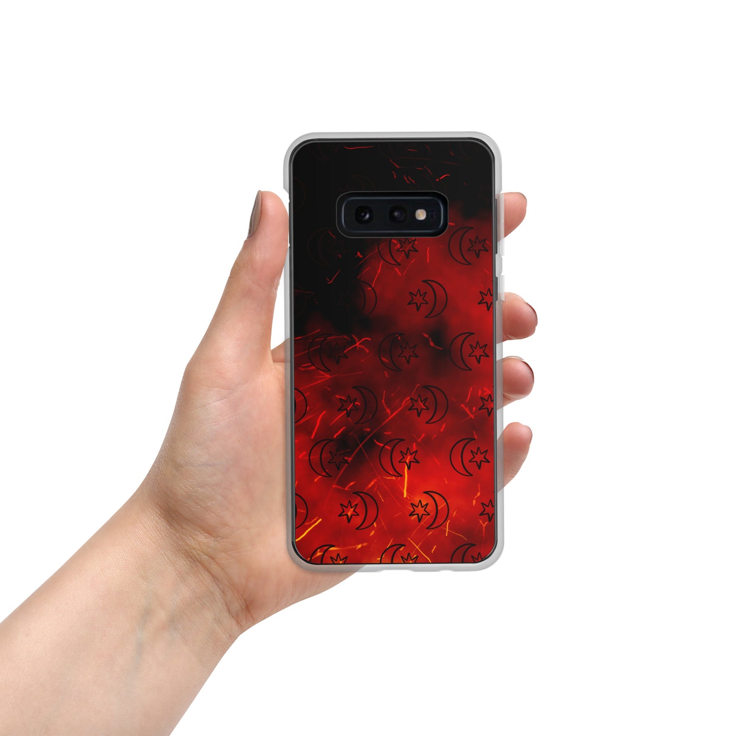 Red Moon Star Clear Case for Samsung®