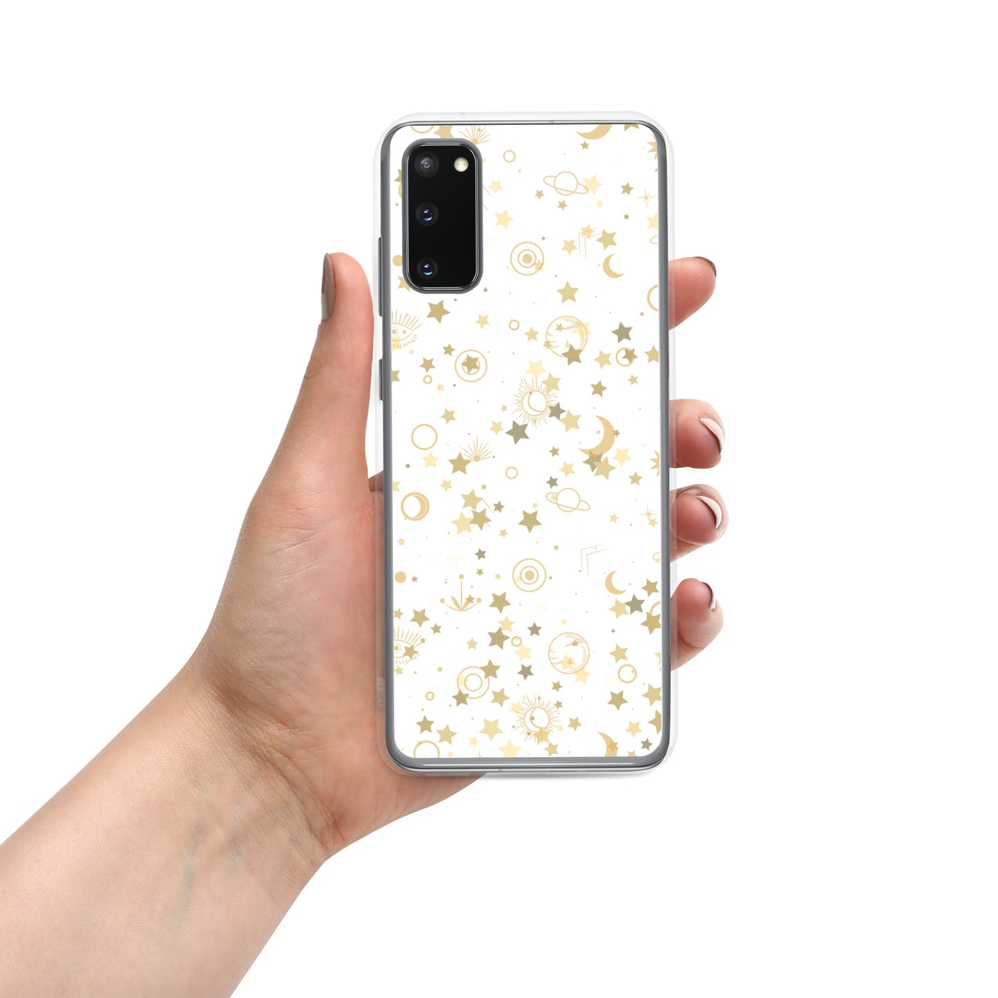 Golden Star Galaxy Clear Case for Samsung®