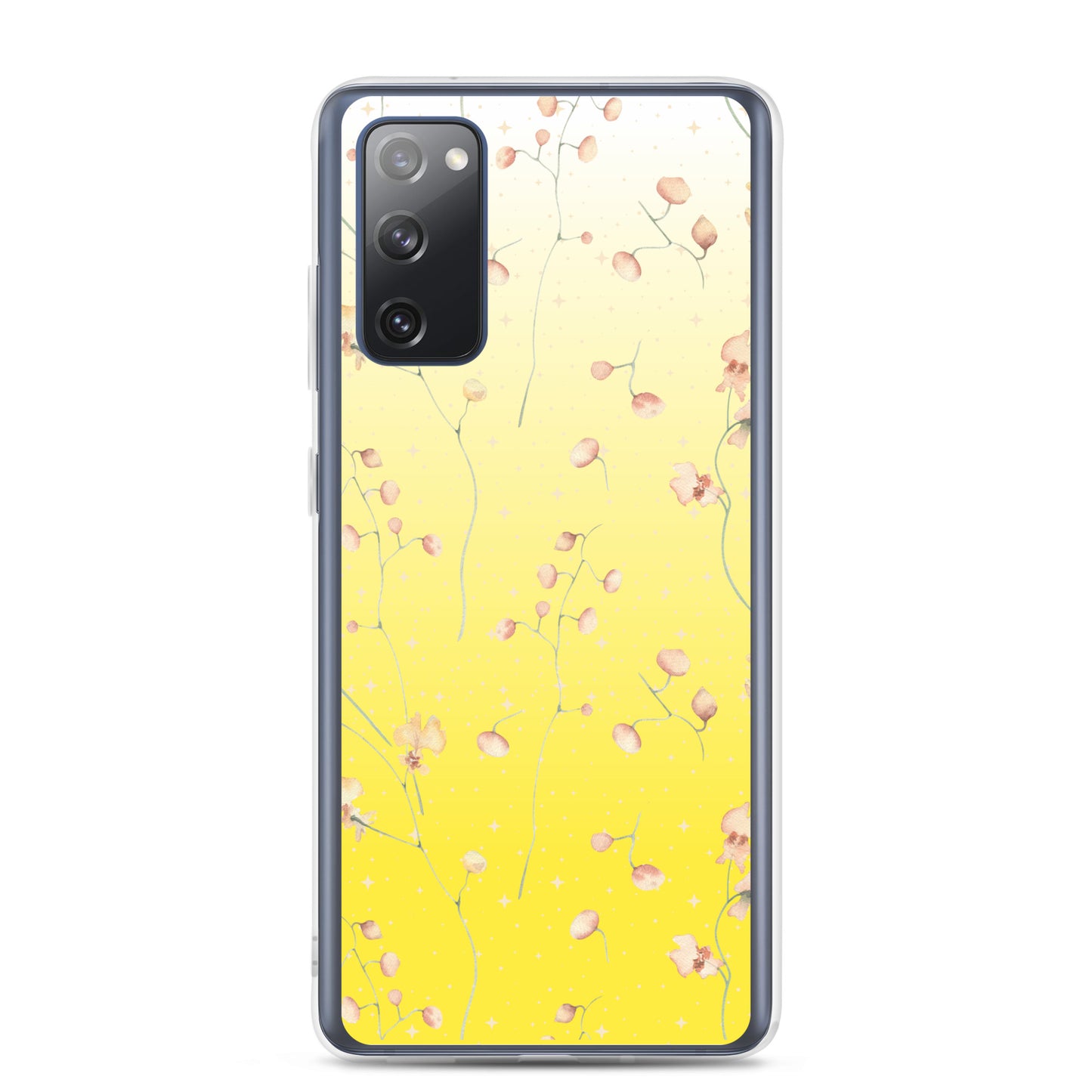 Yellow Botanical Flower Star Clear Case for Samsung®