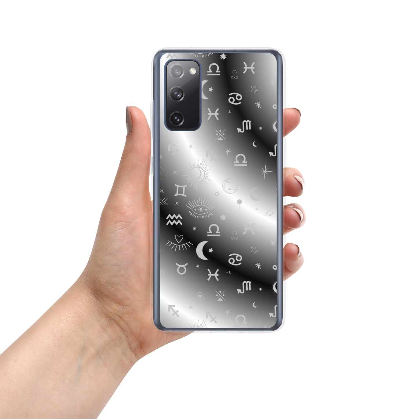 Black White Zodiac Clear Case for Samsung®