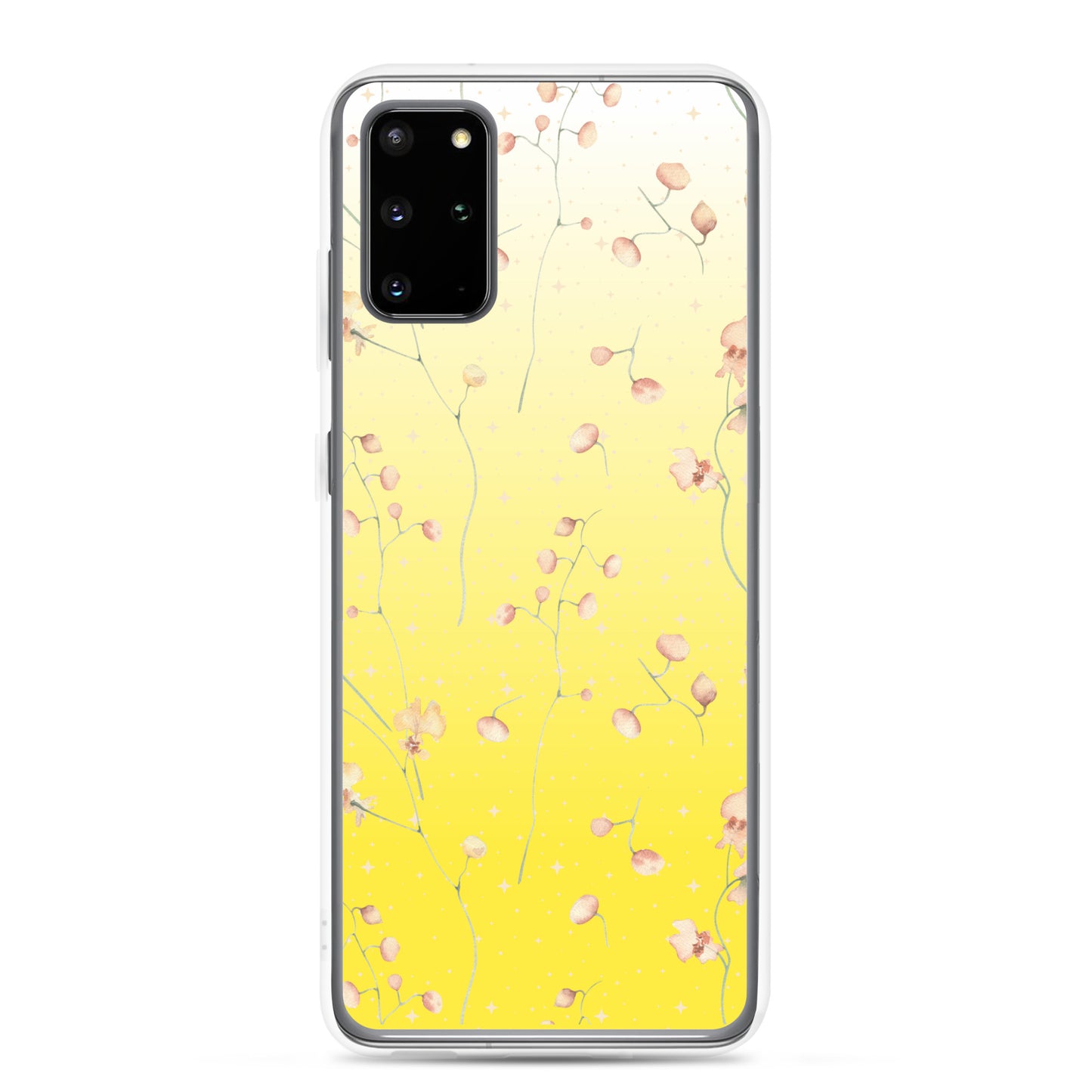 Yellow Botanical Flower Star Clear Case for Samsung®