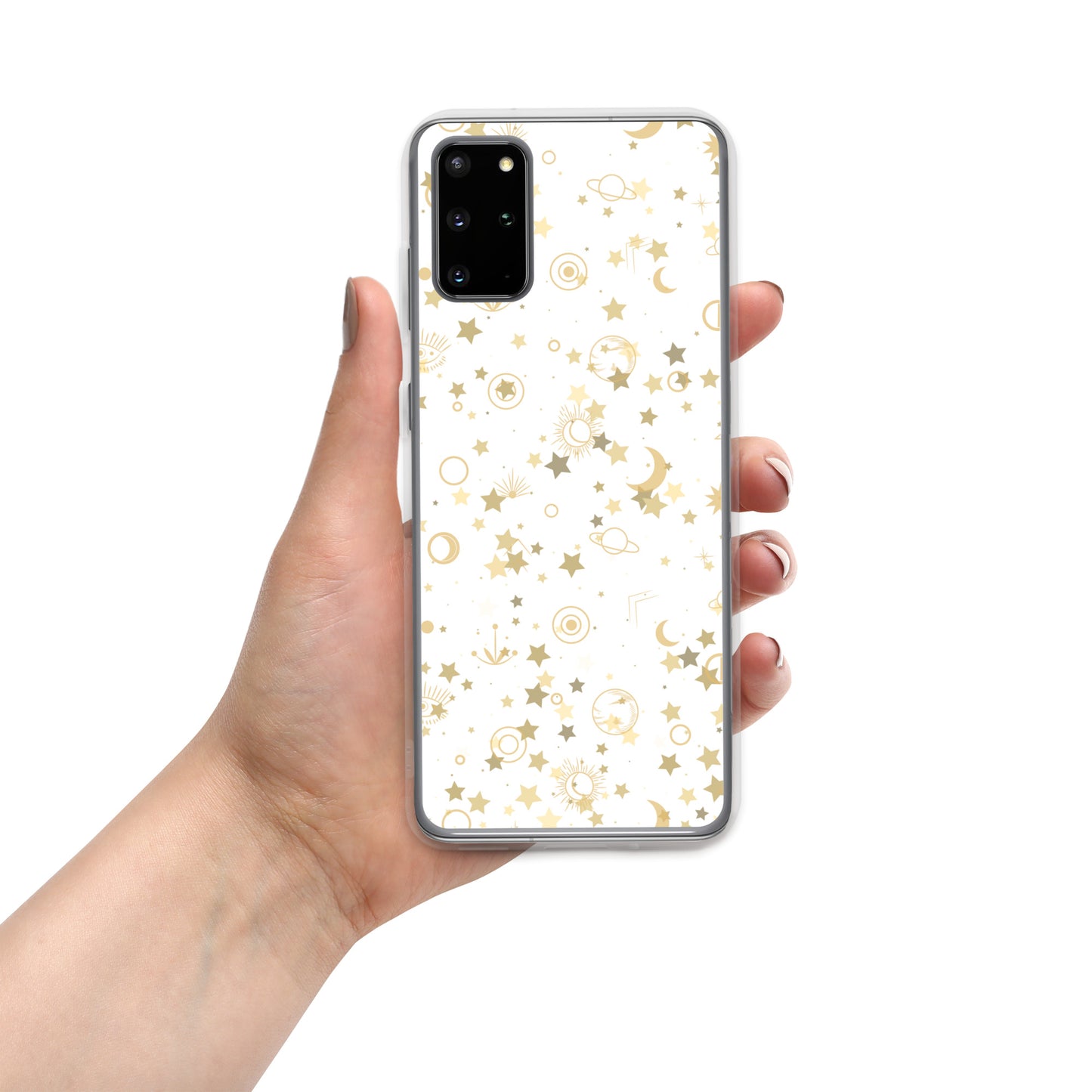 Golden Star Galaxy Clear Case for Samsung®