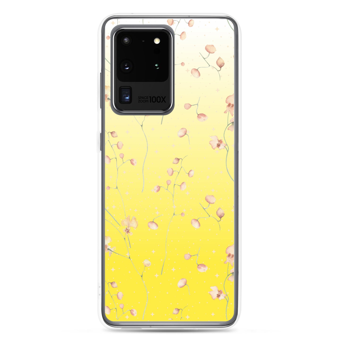 Yellow Botanical Flower Star Clear Case for Samsung®