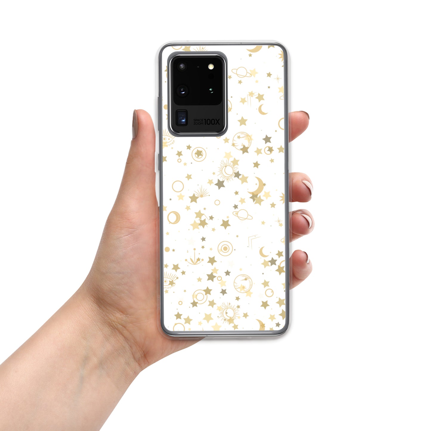 Golden Star Galaxy Clear Case for Samsung®