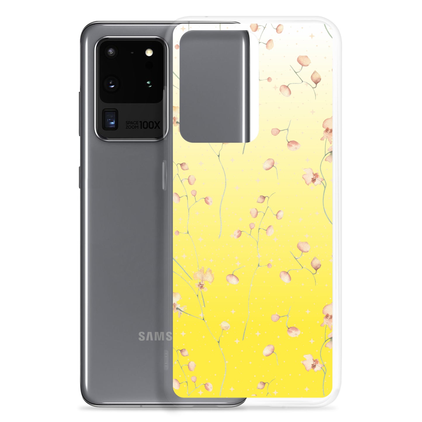 Yellow Botanical Flower Star Clear Case for Samsung®