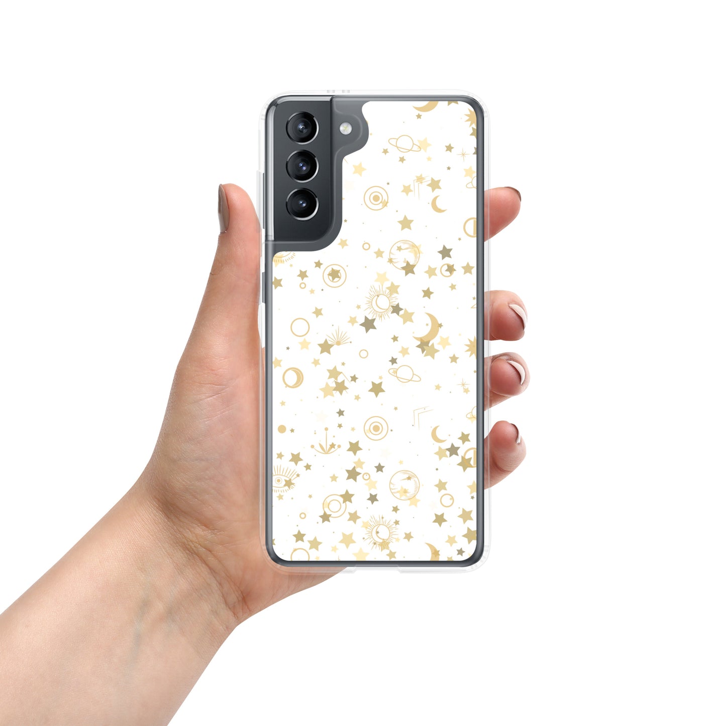 Golden Star Galaxy Clear Case for Samsung®