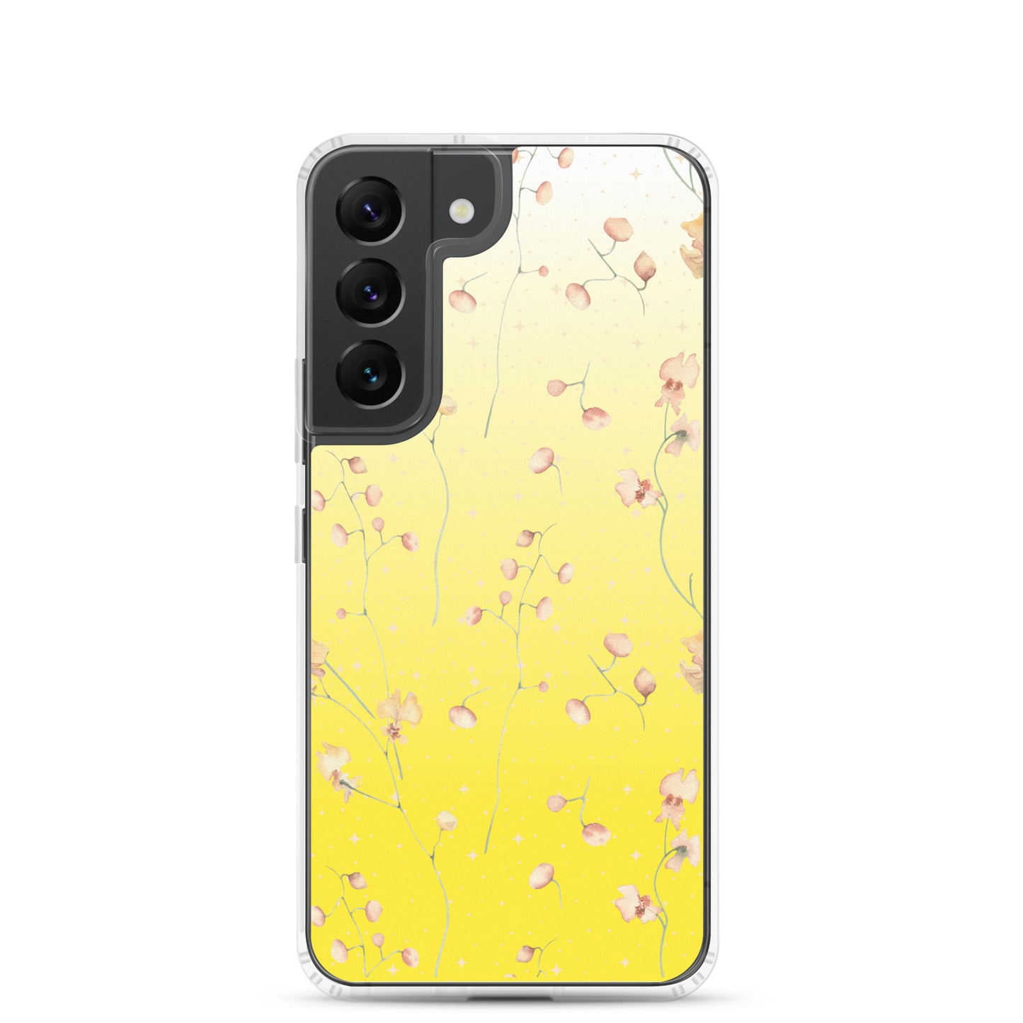 Yellow Botanical Flower Star Clear Case for Samsung®