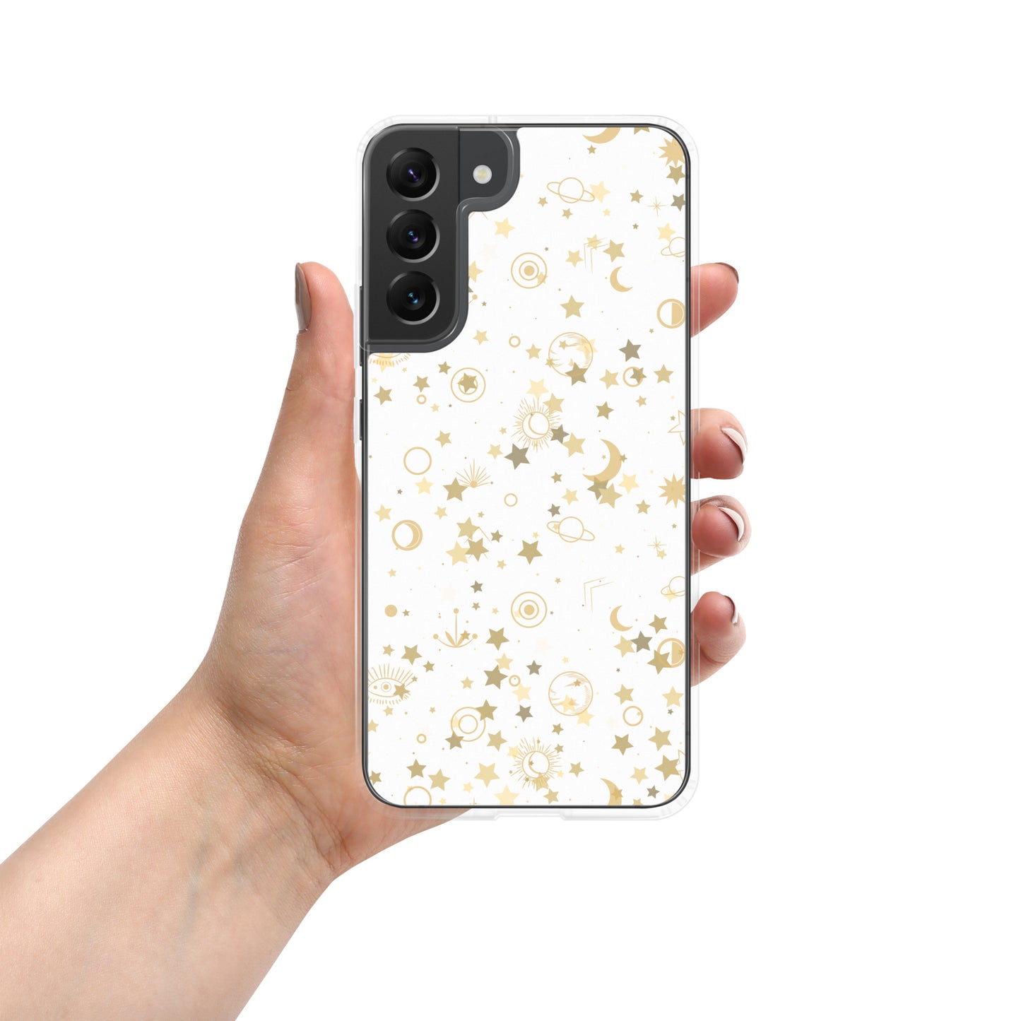 Golden Star Galaxy Clear Case for Samsung®